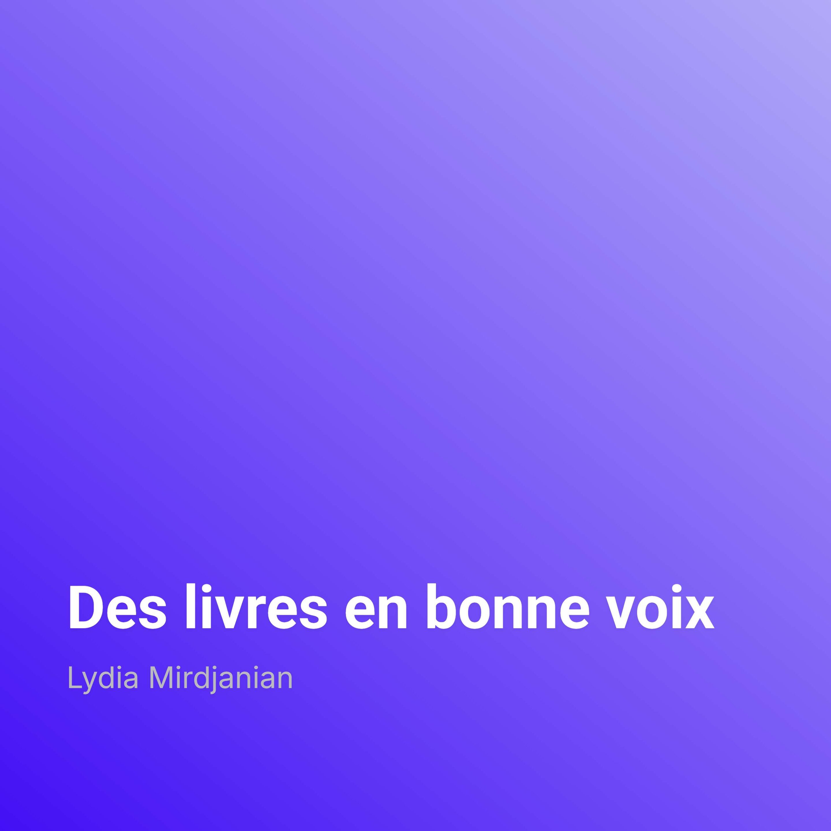 Des livres en bonne voix