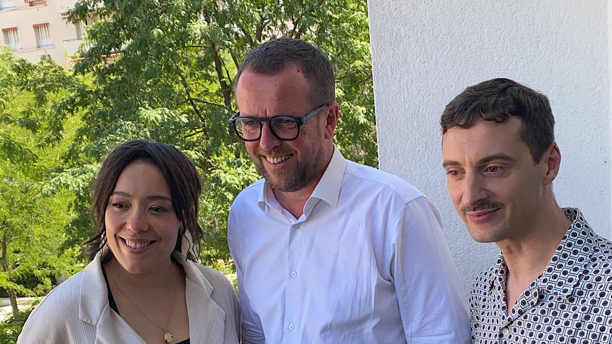 Thomas Jolly, Cédric van Styvendael et Laetitia Guédon